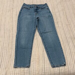5/$22 Classic Blue Women's Jeans Old Navy high rise OG straight size 0